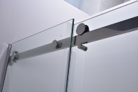 Cabine de douche coulissante sans cadre en acier inoxydable rectangulaire, best-seller en Europe