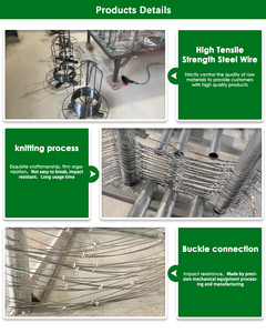 Clôture en <span class=keywords><strong>fil</strong></span> métallique à profil bas Putank Mesh MZP, obstacle discret, filet tissé haute résistance pour la sécurité des frontières à long terme - Product Image 4