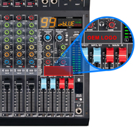 Amplificateur de mixage actif professionnel ELM WK-6P 250W 6 canaux 99 DSP avec lecteur MP3