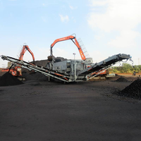 Máquina de cribado sobre orugas para todo terreno, cribadora móvil sin necesidad de base, equipo de reciclaje de escombros de construcción
