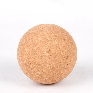 Palla da massaggio ad alta densità Yeway per rilascio miofasciale e terapia del punto di innesco sfera di sughero rotonda e arachidi a doppio sughero - Product Image 2