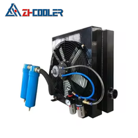 Postenfriador de Aire de la Marca ZHCOOLER para Ventilador de Aire Comprimido, Intercambiador de Calor de Placas de Alta Calidad, Motor de Aluminio, Neumático
