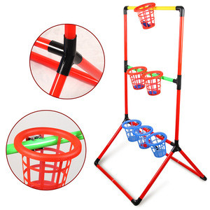 Sacco di sabbia di plastica per interni/esterni giocattolo divertente gioco di tiro per feste 2-in-1 cestino Set di <span class=keywords><strong>giochi</strong></span> per bambini - Product Image 6