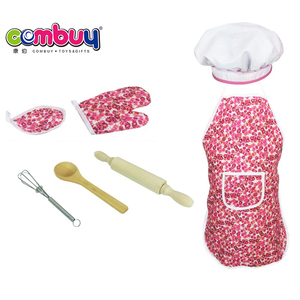 Juego <span class=keywords><strong>de</strong></span> Juguetes <span class=keywords><strong>de</strong></span> Cocina <span class=keywords><strong>para</strong></span> Niños, Disfraz <span class=keywords><strong>de</strong></span> Cocinero, Certificado EN71, Unisex, <span class=keywords><strong>de</strong></span> Metal y Madera, Fácil <span class=keywords><strong>de</strong></span> Usar - Product Image 4