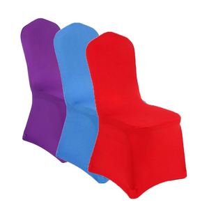 100 Fundas para Sillas de Iglesia, Color Azul Claro, Spandex, Lisas, para Bodas - Product Image 1
