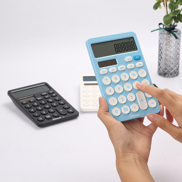 High-End Desktop Calculator for Office or School Multi-Color Design with Customized Logo Business Option