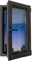 Ventanas y Puertas de Vidrio Ultrafinas de Marca, Ventanas de Aluminio con Doble Acristalamiento, Ventanas Corredizas de Línea Delgada