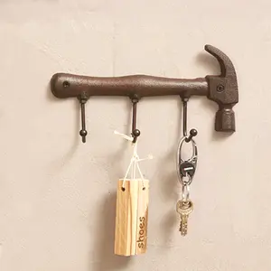 Hammer shape Simple Metal Wall Hooks for traditional Decor with Wholesale price