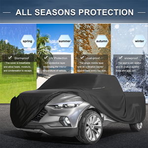 Truck Car Cover <b>Waterproof</b> All Weather Full Outdoor Pickup Cover UV Windproof Snow Rain Dust Hail Resistant OEM - Product Image 3