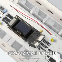 Module sans fil LoRa32 V2.1_1.6 433/868/915Mhz ESP32 LoRa OLED 0.96 pouces avec carte SD, BT, WIFI, carte de développement ESP-32 Lilygo