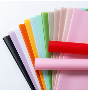 Emballage de fleurs couleur couvercle - Papier Han Su. Matériel d'emballage pour bouquet de fleurs - Papier mat semi-transparent. - Product Image 3