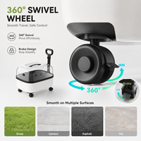 Poussette de luxe rigide multi-animaux pour chats, avec fermeture éclair, en ABS PC solide, roues à frein, valise de voyage capsule spatiale pour grands chats, pour l'extérieur