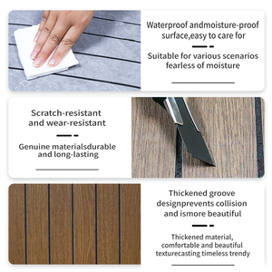 Pannello Decorativo Autoadesivo Effetto Legno Tridimensionale Impermeabile per Camera da Letto e <span class=keywords><strong>TV</strong></span> - Product Image 5