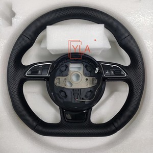 Volant en fibre de carbone personnalisé pour <span class=keywords><strong>Audi</strong></span> A1 A3 A4 A5 A6 A7 <span class=keywords><strong>RS</strong></span> R8 RS3 C7 Q5 Q7 S3 S5 8V B8 B9 S4 Q3 Q8 TT - Product Image 4