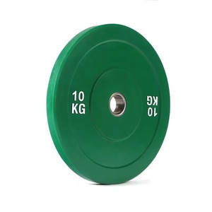 Disco Peso in Gomma Nera per Bilanciere 5-25 KG 10-55 LB con Logo Personalizzato e Design su Misura - Product Image 3