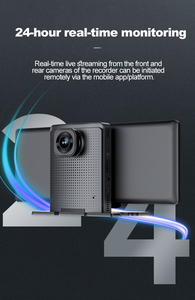 10.26 inch Xe ống kính kép IPS 4G ADAS Dash Cam gương chiếu hậu máy ảnh FHD Android 4GB RAM 64GB ROM màn hình cảm ứng Wifi <span class=keywords><strong>BT</strong></span> FM - Product Image 5