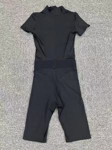 Nouvelle conception de vêtements de fitness, combinaison de yoga une pièce, compression, évacuation de l'humidité, short à manches courtes pour la salle de sport, combinaison de yoga - Product Image 6