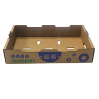 Boîtes d'emballage personnalisées pour mangues, boîtes d'expédition en carton ondulé pour fruits frais, boîte d'emballage pour myrtilles