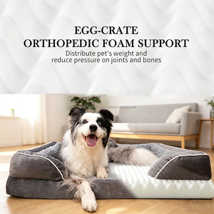 Lit orthopédique imperméable pour chien et chat, pour chiens de taille moyenne et grande, lavable en machine, matelas chaud pour animaux de compagnie - Product Image 3