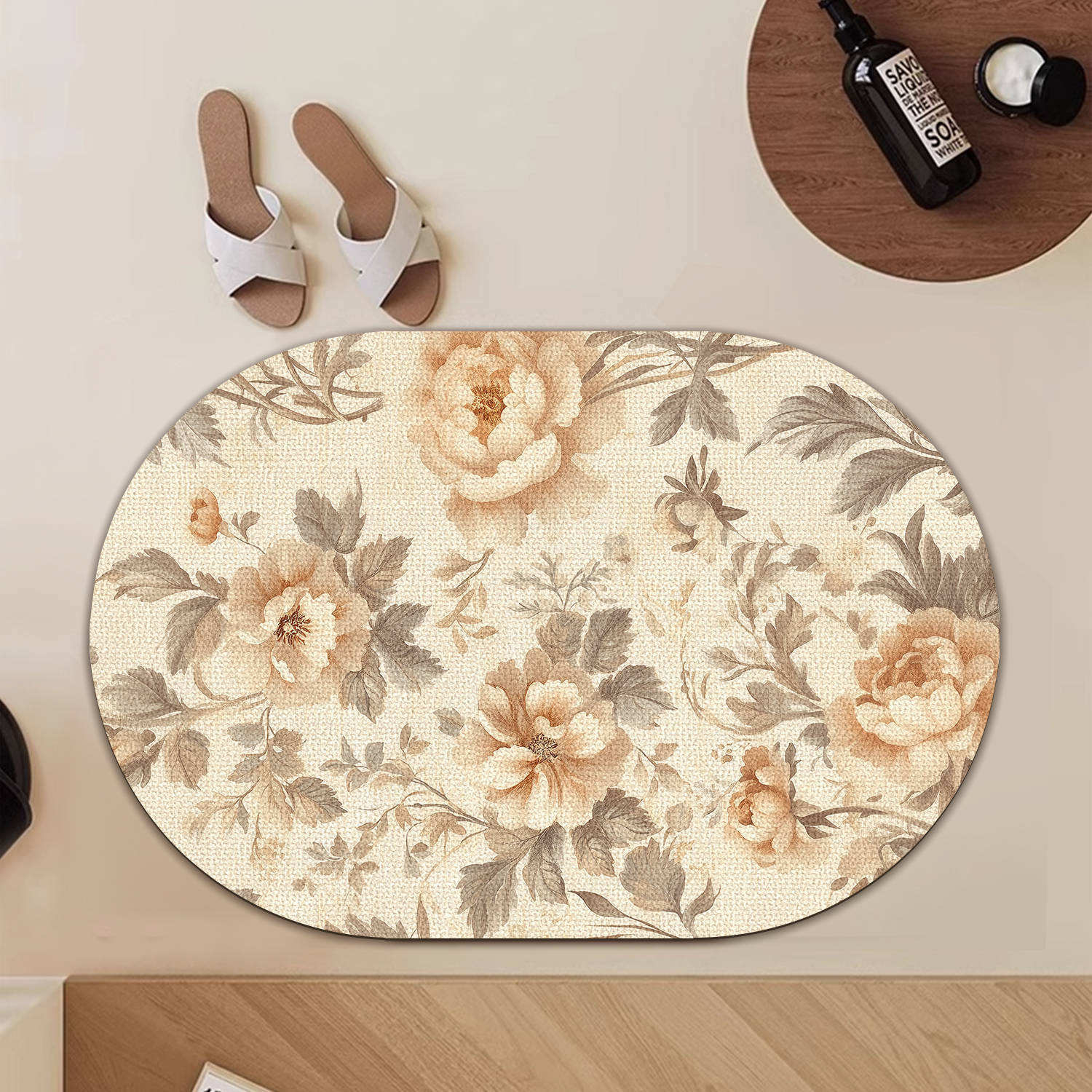 Hojas elípticas variegadas