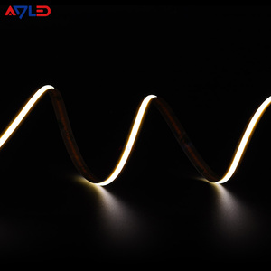 Coupeur de joint aléatoire sans Dc24V 10 W/M galvanoplastie Pcb 2200K Led Cob Strip Ce certifié 528 puces/M 8Mm pliable Cob Light - Product Image 2