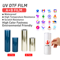 Winnerjet 30CM 60CM UV DTF AB Rouleau de Film pour Film de Transfert Numérique Direct Transparent et Blanc