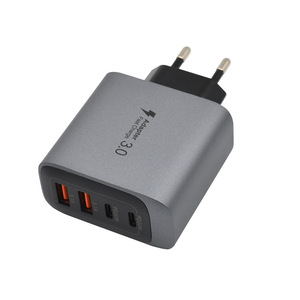 Chargeur transfrontalier PD55W + double USB Nouveau chargeur secteur 55W à quatre ports pour US AU EU <span class=keywords><strong>Amazon</strong></span>-Compatible pour écouteurs <span class=keywords><strong>IPHONE</strong></span> 14 PRO MAX - Product Image 1
