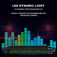 Equalizer Grafik Digital 31-Band Profesional dengan Fungsi Bluetooth dan Berbagai Mode Preset Bawaan
