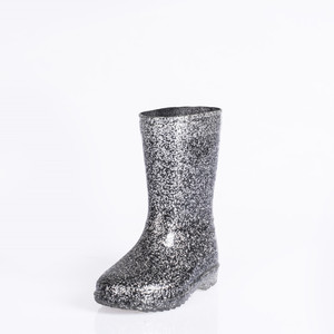 Disesuaikan grosir gradien Glitter Pvc <span class=keywords><strong>Jelly</strong></span> merah muda dicetak PVC injeksi air sepatu untuk anak-anak - Product Image 2