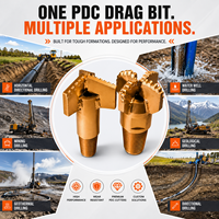 Drillsoltek 2026 Foret à dragage PDC personnalisé pour le forage de roches dans le secteur minier, géologique et géothermique