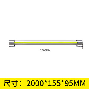ตัวจำกัดพื้นที่จอดรถอะลูมิเนียมอัลลอยด์ 600x155x95 มม. แผงกั้นสะท้อนแสงสำหรับป้องกันการชนของยานพาหนะ - Product Image 3