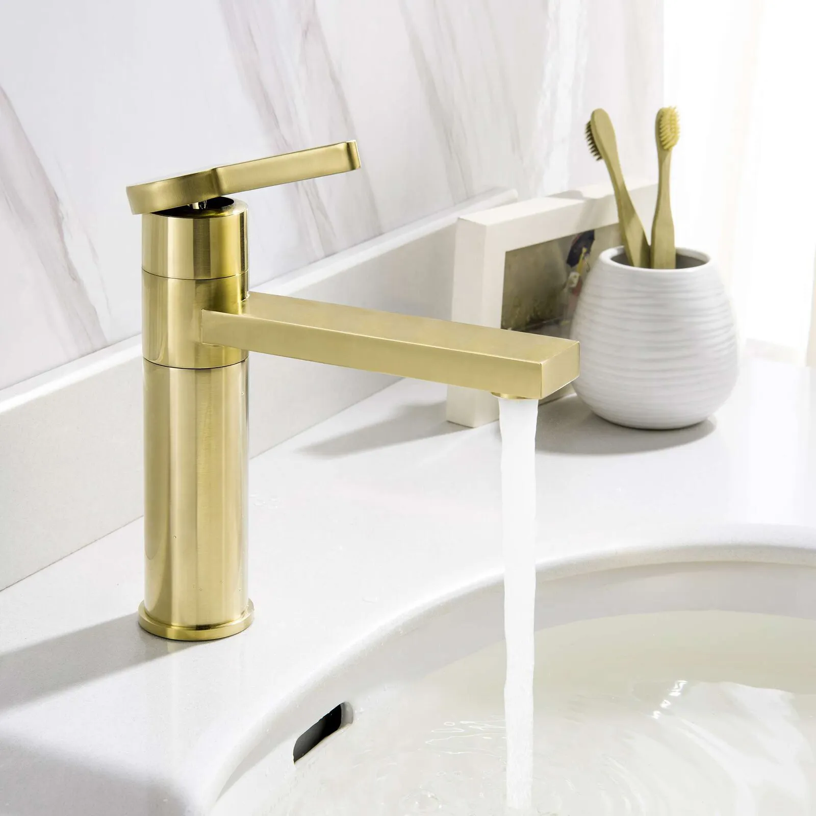 Aquacubic Brass Designs Luxury Faucet Sanitary Lavatory Mixers Tap Health Vanity Sinks Water Bathroom Basin Faucets