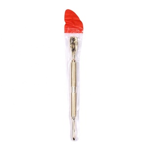 Oro Cuticola <span class=keywords><strong>Pusher</strong></span> Nail Care Attrezzo di Bellezza di Disegno <span class=keywords><strong>Manicure</strong></span> Quarzo In Oro Penna Singolo Del Chiodo Della Cuticola <span class=keywords><strong>Pusher</strong></span> - Product Image 3