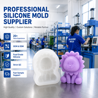Moule à bougie en silicone en forme de lion mignon pour la fabrication de bougies parfumées, artisanat en résine, décoration de la maison, vente en gros