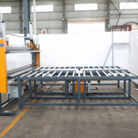 Machine à matelas semi-automatique haute vitesse Stenburg XMP-2200, table rotative contrôlée par PLC, entraînement hydraulique, facile à utiliser, en plastique