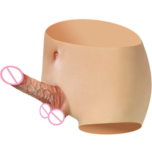 Bragas consoladoras portátiles, extensor de pene realista de silicona elástica, ropa transgénero, <span class=keywords><strong>juguetes</strong></span> <span class=keywords><strong>sexuales</strong></span> lésbicos <span class=keywords><strong>para</strong></span> mujeres y parejas - Product Image 1