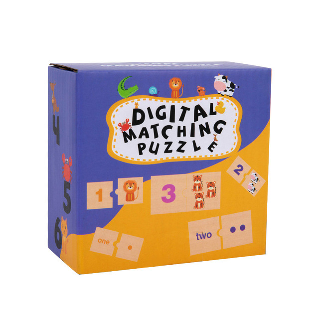 Digital Cognition Puzzle Mathematics Teaching Aids Wood Educational Toys for Kindergarten 4-6 Years Old Children's Early