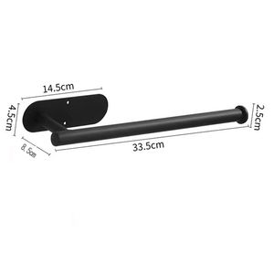 <span class=keywords><strong>Portarotolo</strong></span> da Cucina in Acciaio Inox a Doppio Uso per Carta Assorbente e <span class=keywords><strong>Pellicola</strong></span> Trasparente, Senza Foratura, con Portapentole in Metallo - Product Image 6