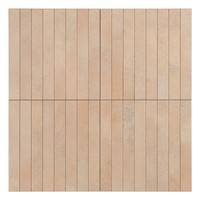 Azulejos de Baño Faro Sand Porcelain 35x35 Precortados, Mate, Antideslizantes, 9 mm de Grosor, Bordes Irregulares