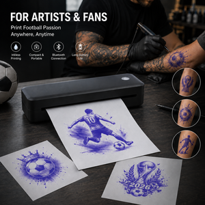 Impresora Portátil de Plantillas de Tatuajes Térmica A4, Impresora Inalámbrica sin Tinta para Transferencia de Tatuajes para Artistas y Estudios de Tatuajes - Product Image 3
