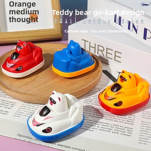 Voiture de course pour enfants en plastique à propulsion arrière, modè<span class=keywords><strong>le</strong></span> Teddy Bear, un jouet très populaire. Voiture jouet - Product Image 2