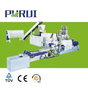 PURUI otomatik yüksek güvenlikli seviye makinesi plastik ekstruder granülasyon hattı
