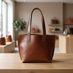 Bolsos de Mano de Cuero Genuino BS INTERNATIONAL para Mujer, Diseño Moderno Personalizado, Cierre de Cremallera, Impermeables, Ligeros, Gran Capacidad - Product Image 4