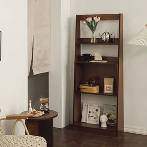 Estantería de Madera Maciza Wan Yusen, Librería Multifuncional Independiente para Almacenamiento en la Sala de Estar - Product Image 3