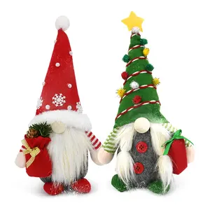 新製品のアイデア2023中国卸売クリスマスフェイスレスぬいぐるみGnomeクリスマス装飾用