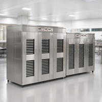 Industriële grote capaciteit roestvrijstalen fruitdroogmachine met meerdere trays, elektrische voedseldroger voor fruit en groenten
