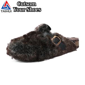 Popolari Pantofole Invernali <span class=keywords><strong>Pelose</strong></span> e Morbide per Coppie, <span class=keywords><strong>Ciabatte</strong></span> da Uomo, Pantofole da Donna Stile Coreano, Mezze Pantofole da Esterno - Product Image 2