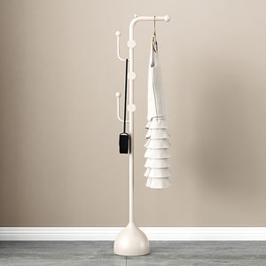 Perchero de arte del hierro, de tamaño pequeño Vertical colgador de bolsa, estante de ropa resistente Simple para el hogar, salas de estar hechas de Metal duradero - Product Image 4