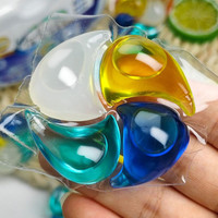 Capsules de lessive concentrées 4 en 1 à marque privée, 15 g, nettoyage en profondeur, longue durée