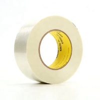 Ruban adhésif 3M pour filament Scotch Ruban de cerclage renforcé Film polypropylène 898 Fibre de verre Caoutchouc transparent Imperméable sans impression Ruban CN;FUJ